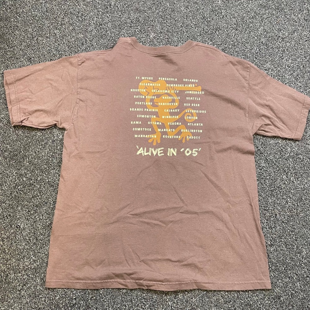 Vintage Keith Urban Alive In 05 Tour Shirt Brown XL Country Music Concert Tee - Picture 3 of 7